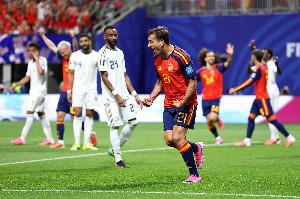 战沙特24分钟3-0，是西班牙在欧洲杯和世界杯正赛最快建立3-0优势
